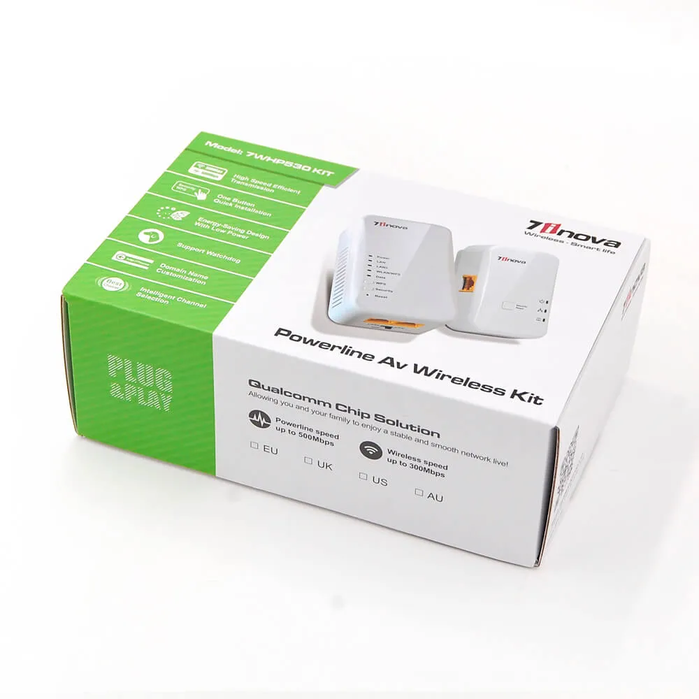 7WHP530 Wireless powerline adapter box